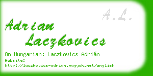 adrian laczkovics business card
